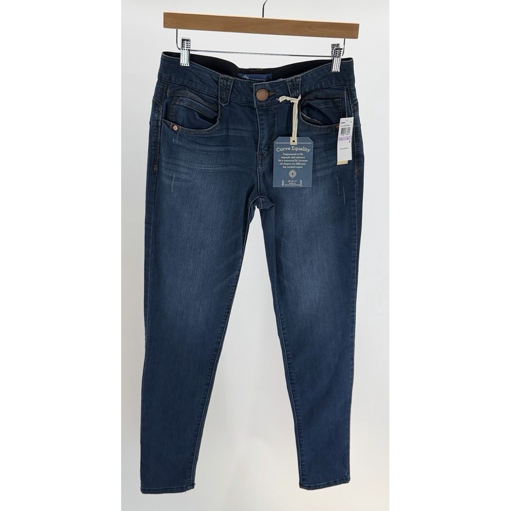 Democracy Women's Absolution in Indigo Dark Wash Denim Skinny Jeans Size 6